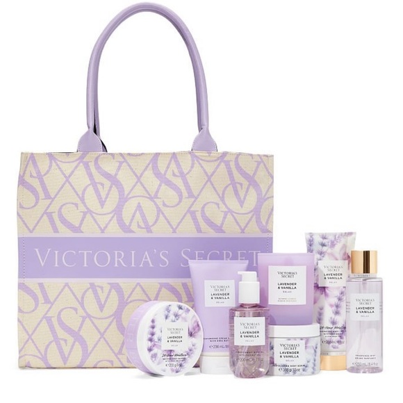 VICTORIA'S SECRET The Balance Ritual Kit lavender gift sets Pink NWT accessories - Picture 4 of 5
